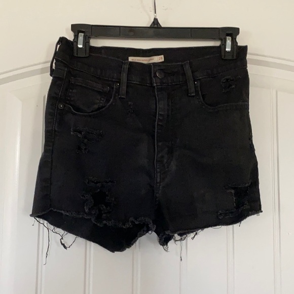Levi’s Mile High Super Skinny Jean Shorts size 28 - Picture 1 of 4